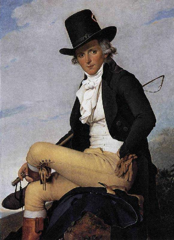 Jacques-Louis  David Portrait of Pierre Seriziat oil painting picture